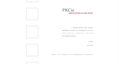 Desktop Screenshot of pkcie.com