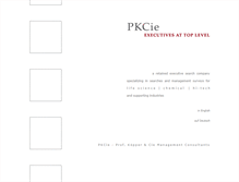 Tablet Screenshot of pkcie.com